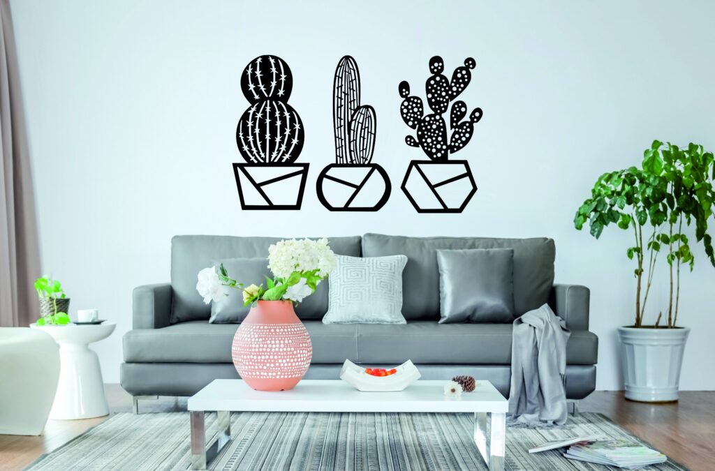 fondo3 Tríptico de cactus – 3 piezas, 40 × 70 cm
